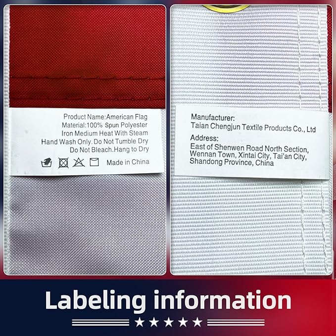 Premium American Flag 3x5 Ft TearProof Series for Outside, Heavy Duty Outdoor，Longest Lasting, Super Tough Fade Resistant Spun Polyester, High Wind US Outdoor Flags Embroidered Stars, Sewn Stripes, Brass Grommets
