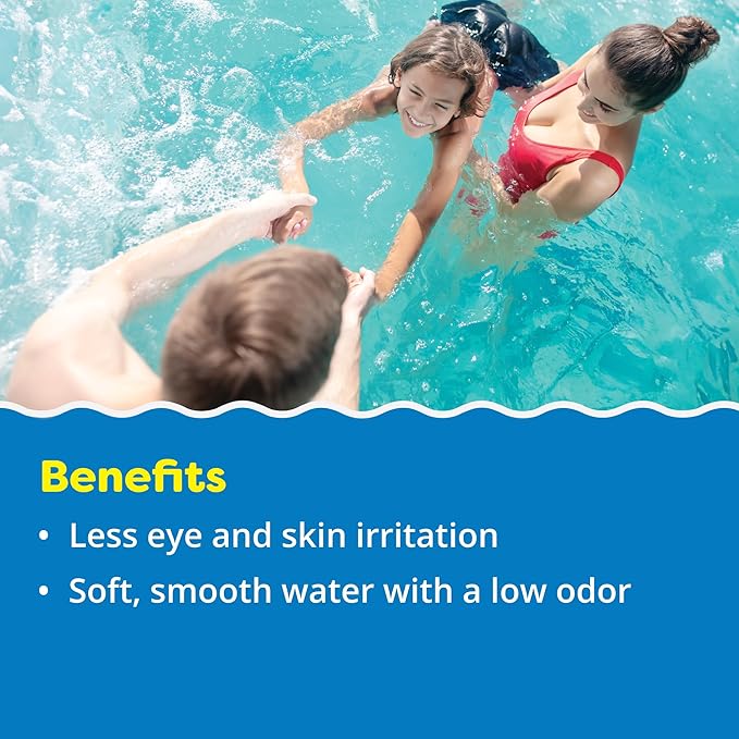 In The Swim 1 Inch Bromine Plus Tablet Sanitizer for Spas, Hot Tubs, or Swimming Pools - Pre-Stabilized, Low Odor, Chlorine Alternative - 50 Pounds