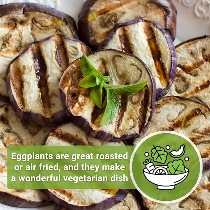 Sow Right Seeds - Long Purple Eggplant Seeds for Planting - Non-GMO Heirloom Packet with Instructions to Plant an Outdoor Home Vegetable Garden - Grow This Chinese Variety Indoors or Outdoors (1)