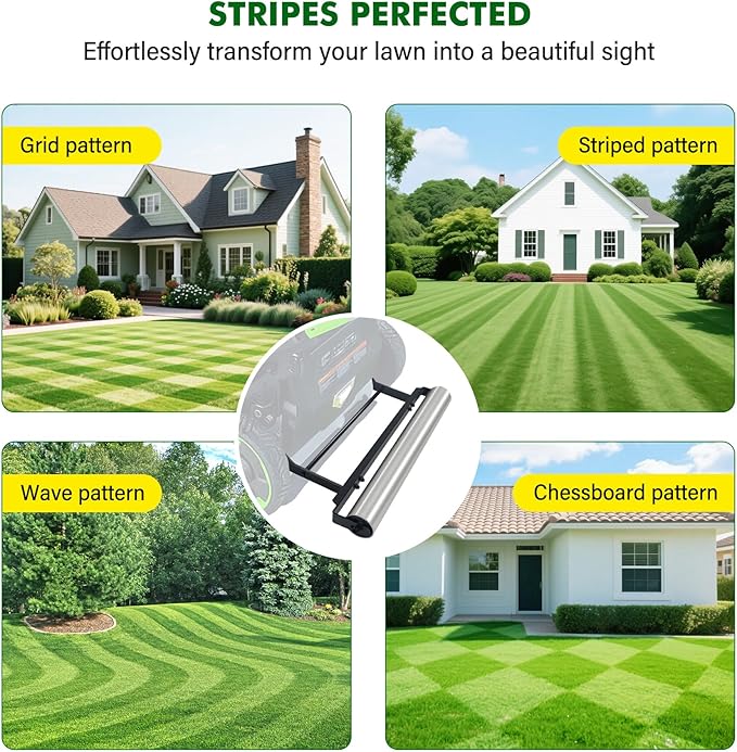 21inch Mower Striping Stainless Steel Kit Easy Install for EGO 21inch Walk Behind Mowers Instantly Upgrade Your Lawn to Professional Looking Stripes ﻿