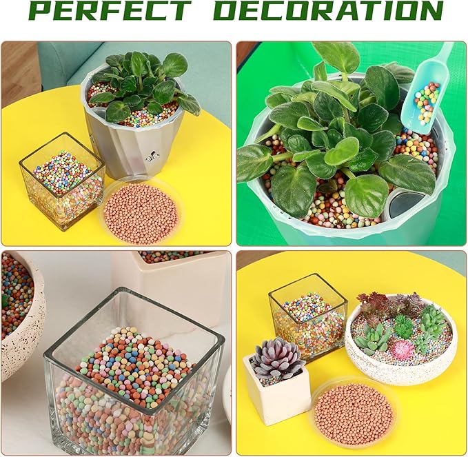 4lb LECA Clay Pebbles 4-5MM- Brown Clay Balls for Plants, Leca Balls for Plants, Horticultural Grade for Soil Hydroponics Aquaponics