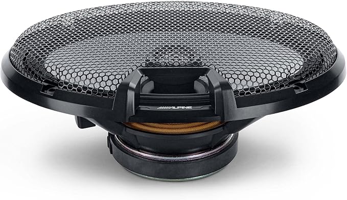 Alpine R2-S69, R Series 6x9 2-Way Hi-Res Speakers + Foam Baffle Kit Bundle