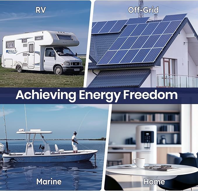 Timeusb 12V 230Ah LiFePO4 Lithium Battery, Built-in 150A BMS, Max. 1920W Power Output & 2944Wh Energy Lithium Battery, 15000 Cycles for Your RVs, Solar System, Off-Grid, Camper, etc