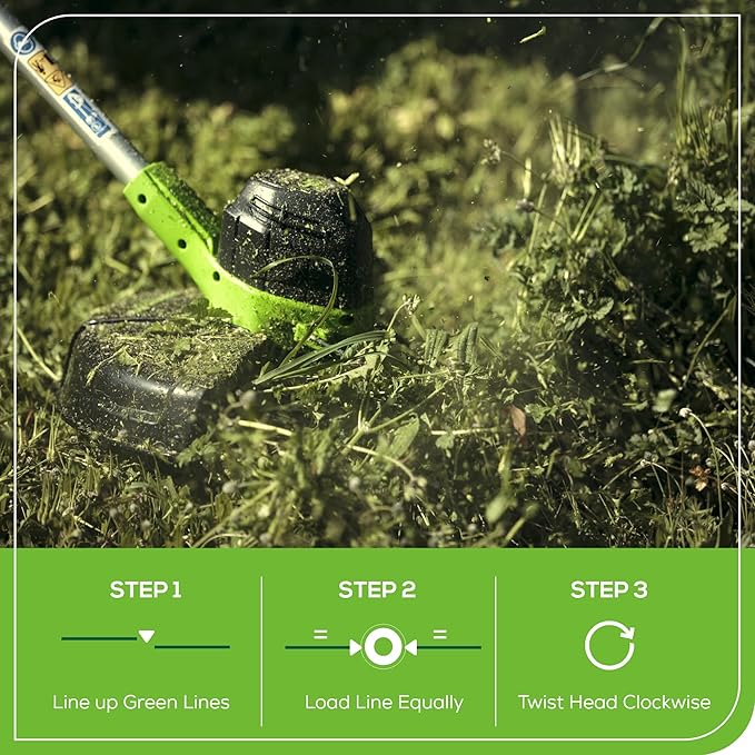 Greenworks 40V Lawn Care Combo Kit, Trimmer & Blower for Edging & Leaf Cleanup, 2.0Ah Battery & Charger (Gas-Free Yard Duo)