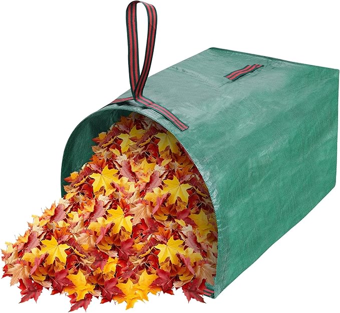 Hysagtek Leaf Collector Large Yard Dustpan - 53 Gallon Leaf Bags Leaves Collector Reusable Yard Waste Bags for Lawn Care, Camping & Recycling