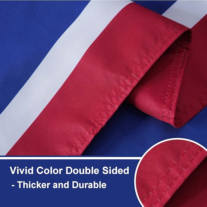 Bradford Wyoming State Flag 3x5 feet Outdoor, 3 Ply Polyester Double Sided WY Wyoming Flags Heavy Duty State of Wyoming with 2 Brass Grommets
