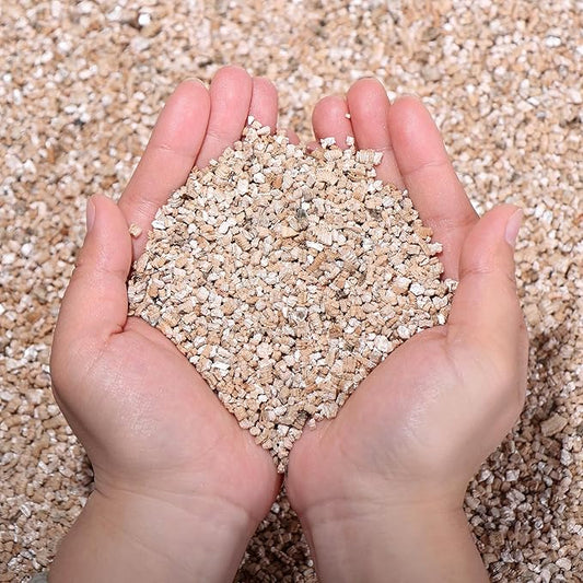 8QT Vermiculite, Organic Vermiculite for Gardening, Plants, Seed Starting, Potting Soil, Muchroom Growing, Horticultural Vermiculite Bulk, 100% Natural, 3-6mm