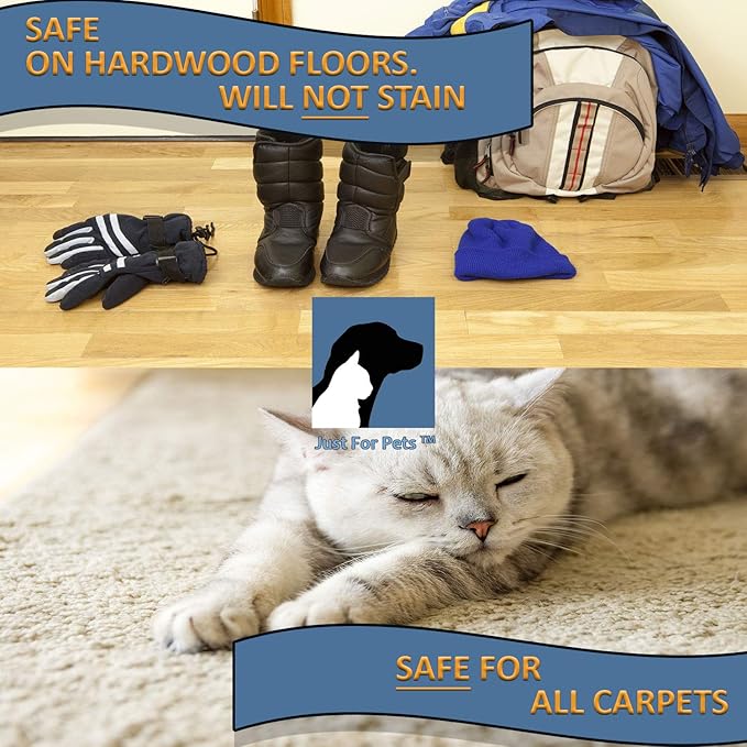 JUST FOR PETS Snow & Ice Melter Safe for Pets & Paws Contains No Toxic Chlorides or Painful to The Paw Rock Salt, Safe for Dogs & Cats. Fast Acting and Works On Contact 9 lb. Shaker Jug