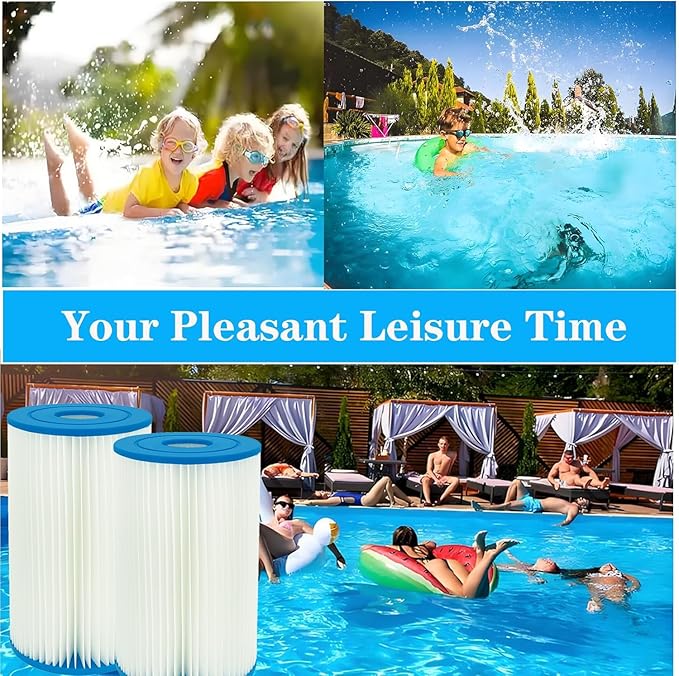 Type B Replacement Pool Filter Cartridge for in-tex 29005E Swimming Pool Filter 2500 GPH Filter Pumps Above Ground Pools (3 Pack)
