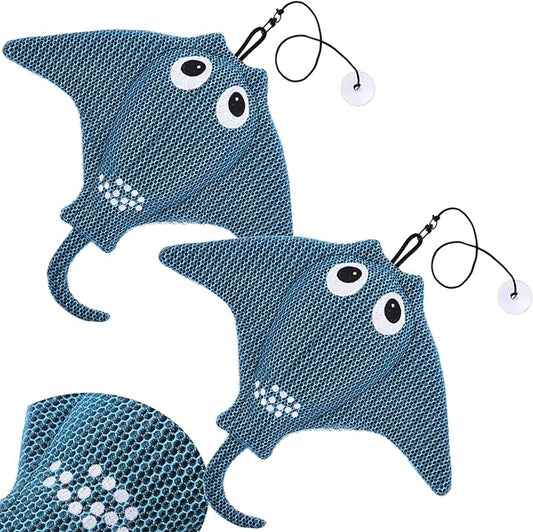 2 Pack Hot Tub Scum Absorber, 2025 Upgrade Reusable Scum Devilfish Hot Tub Absorber Accessories Hot Tub Sponge for Spa & Pool Cleaner, Hot Tub Oil Absorbing Keeps Water Clean