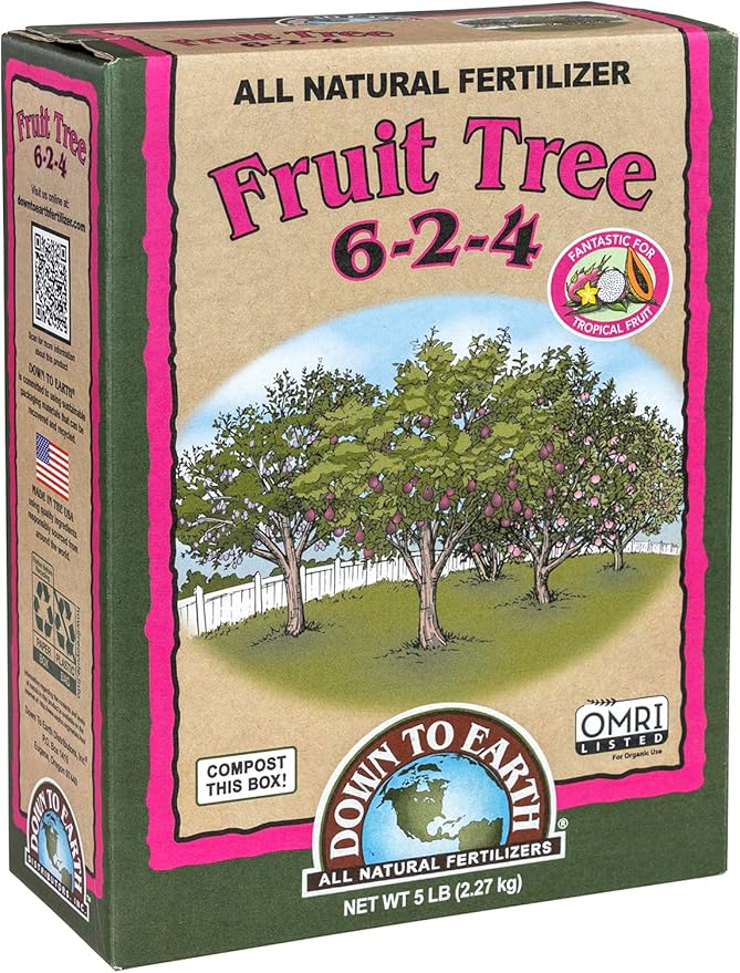 Down To Earth All Natural Fertilizers Organic Fruit Tree Mix 6-2-4, 5lb