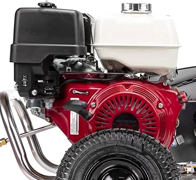 Simpson Cleaning 4200 PSI Gas Pressure Washer, 4.0 GPM Power Washer for Commercial Use, Honda Engine, 50-Foot Hose, Aluminum Water Blaster, 49-State (ALWB60828)