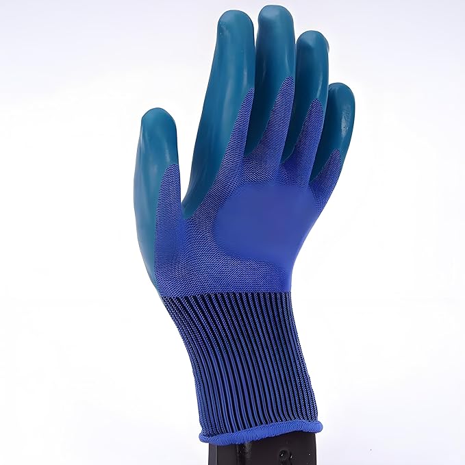 gardening gloves 12 Pairs for work cleaning welding or mechanix material cotton rubber or latex for women or men