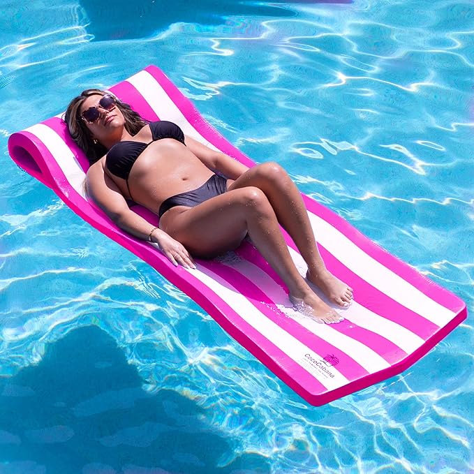 Cococabana 74 inch Foam Float for Pools & Lakes Vinyl Foam Pool Floats