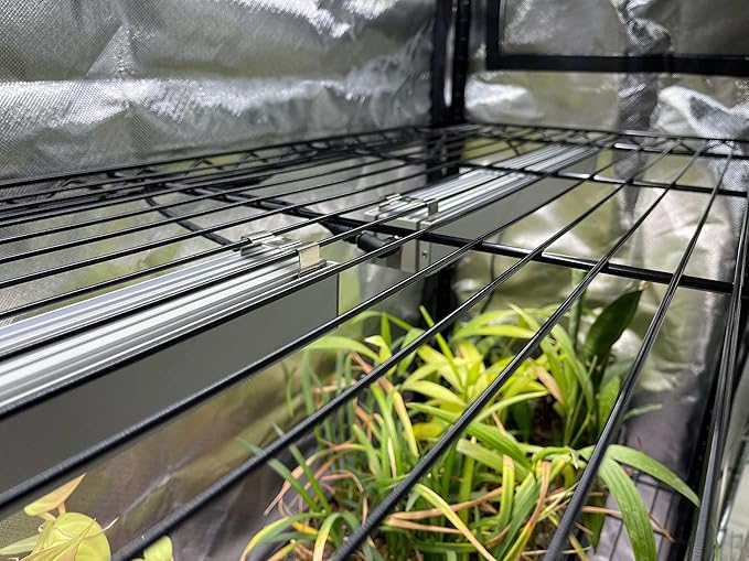 48"x18"x72" Grow Tent Cover for Baker's Rack – Clear Front Door, Adjustable Ventilation, Fully Enclosed Bottom – Indoor Greenhouse for Plants