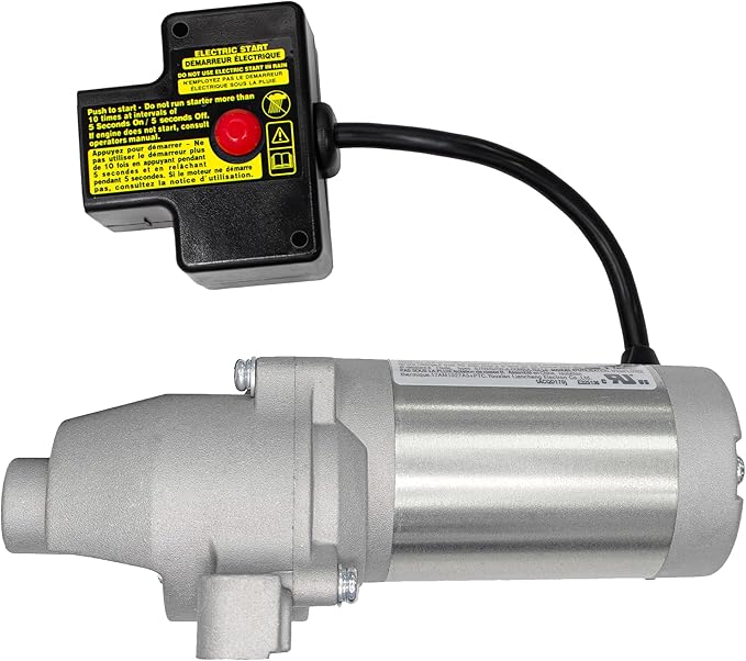 fullas 133-9998 Starter Motor for Toro 824 QXE 24" SnowMaster/ 826 OXE 26" Power Max Snow Thrower/ 828 OAE 28" Power Max Heavy-Duty Snow Thrower Replaces 133-1547, 133-1588, 144-0988 Loncin G250DFS