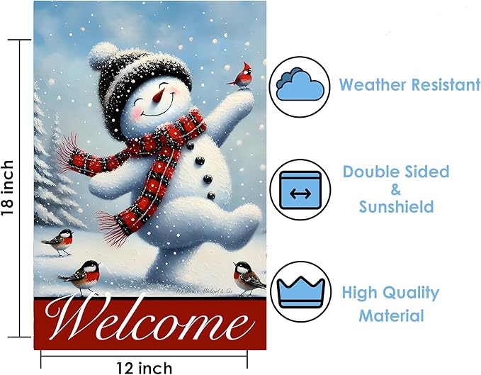 Country Charm Garden Flags Set of 10 - Garden Flags for Outside - Yard Flags 12x18 inch Double Sided, Seasonal Small Garden Flag with Anti-Wind Clip and Stopper, Outdoor Holiday Lawn Decorative Decor Fall