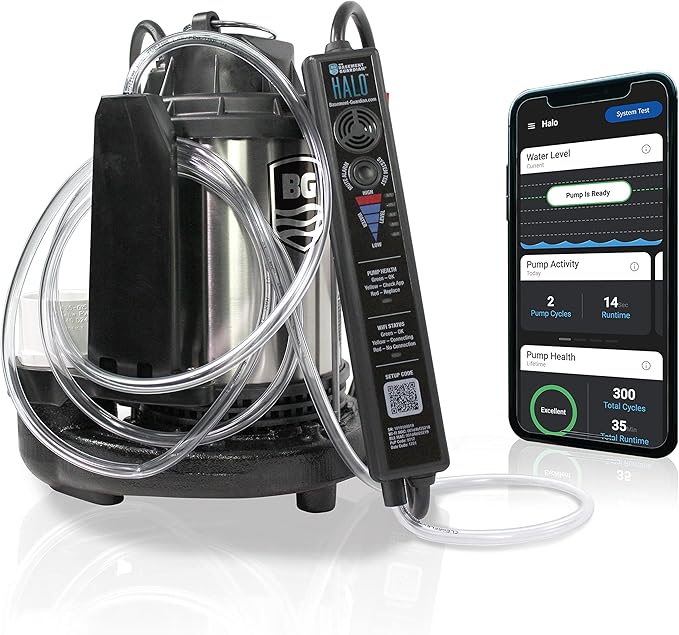 WAYNE - 3/4 HP Basement Guardian HALO - Up to 5,490 Gallons Per Hour - Digitally Connected Sump Pump