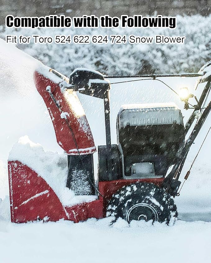 Carburetor Fit for Toro 524 622 624 724 Snow Thrower, Snow Blower Carb with Fuel Filter Tune Up Kit
