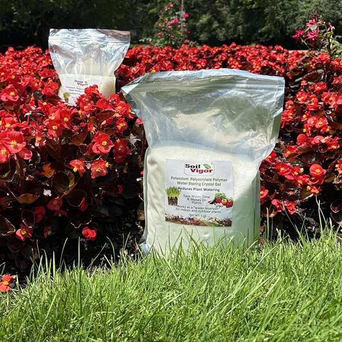 5 Pounds Potassium Water-Absorbing Crystal Polymer for Plants Soil Moist SAP Commercial-Grade