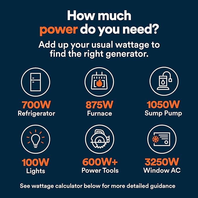 Generac 12,500 Starting Watt Tri-Fuel Portable Generator - Electric Start - Gas, Propane or Natural Gas - Home Backup, Jobsite, or RV - Quiet Operation - Long Runtime - 49-State Compliant
