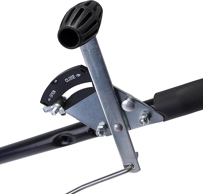 EarthWay Polar Tech 65 LB (29 KG) Professional Ice Melt Broadcast Walk Behind Spreader with 13" Pneumatic Tires, Adjustable Handle, and Solid Linkage Control