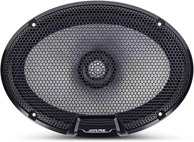 Alpine R2-S69, R Series 6x9 2-Way Hi-Res Speakers + Foam Baffle Kit Bundle