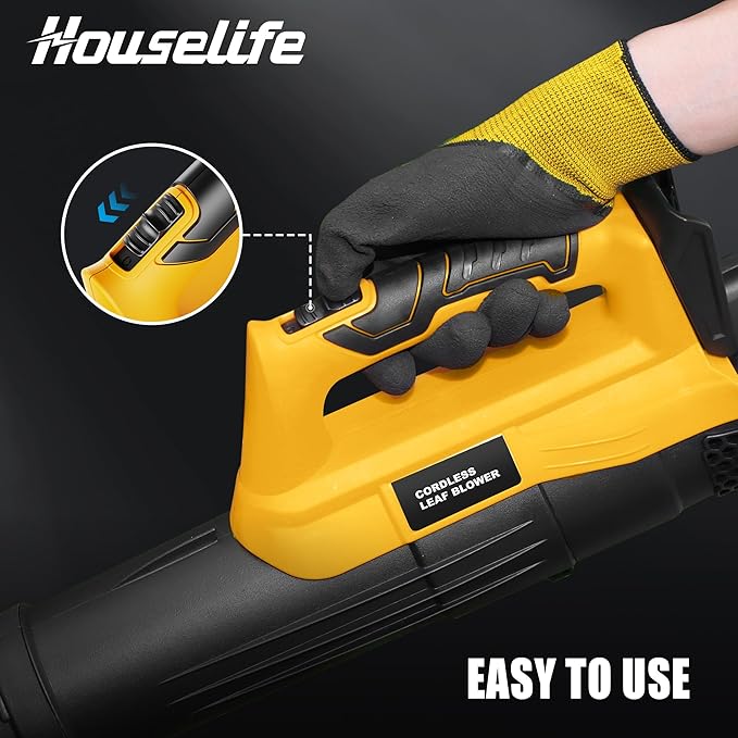 Houselife Cordless Hedge Trimmer and Leaf Blower Combo Compatible with Dewalt 20V Max Battery (Tool Only), 18'' Battery Powered Hedge Trimmers and Electric Leaf Blowers Lawn Care, Yard, Garden