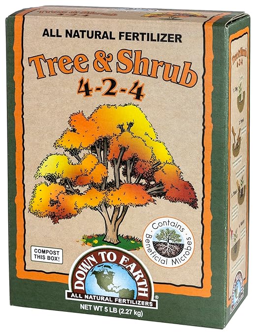 Down To Earth All Natural Fertilizers Tree & Shrub Mix 4-2-4, 5 lb