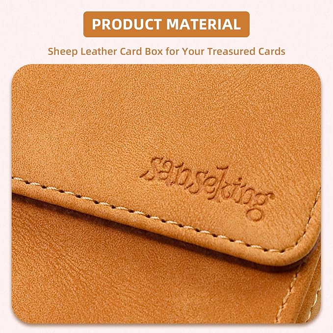 Magic Card Deck Box for MTG Single Deck Card Box fits 100+ TCG Sleeved Cards Soft Leather Card Box Top loading Card Boxes Magic Gift for MTG TCG CCG (Vertical,Brown)
