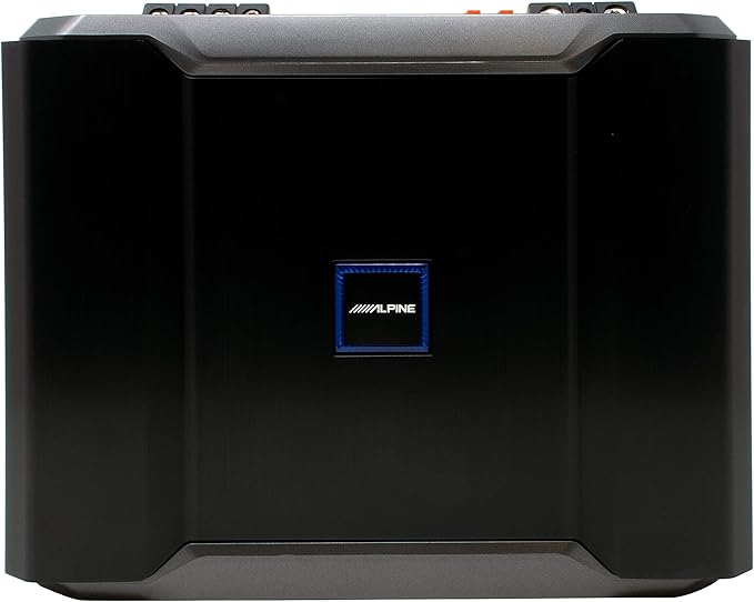 Alpine R-SB10V Pre-Loaded R-Series 10-inch Subwoofer Enclosure, Alpine R-A75M 750 Watt Mono Amplifier, and Wiring Kit