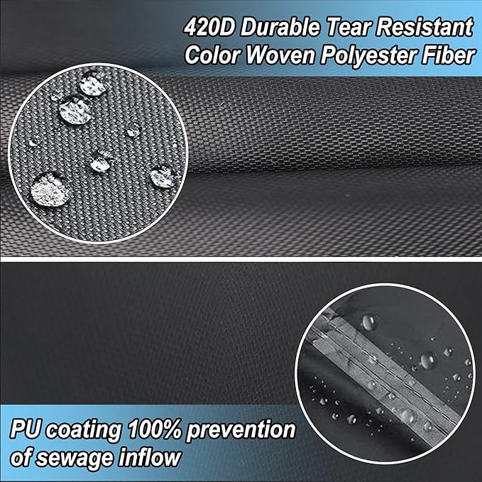 28 Ft Pool Cover, with Automatic Drain Round Pool Cover, One-Piece Quick Installation and Removal Above Ground Pool Cover, Preventing Waterlogging, UV Protected Solar Swimming Pool Cover