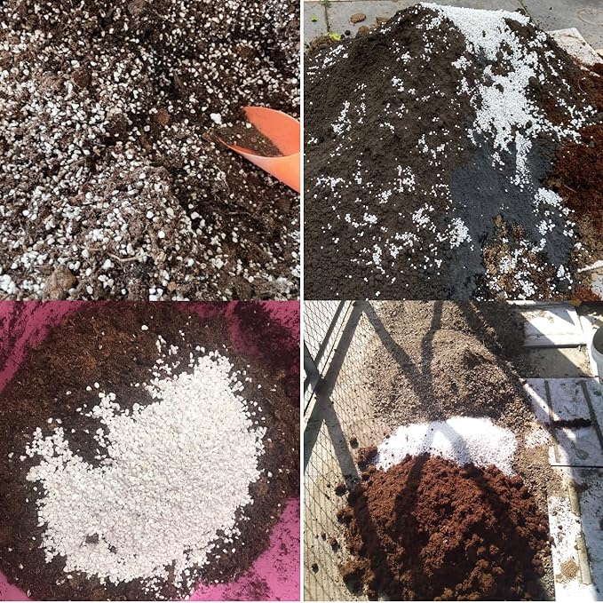 Organic Perlite Horticultural Soil Amendment for Plants and Enhanced Drainage Enhanced Growth (12 QT, Perlite)