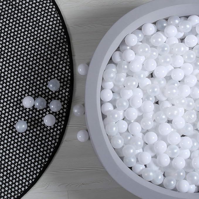 GOGOSO Ball Pit Balls Crush Proof Non-Toxic Plastic Balls Babies Kids Toy Bulk Pack 170pcs 2.2inchs