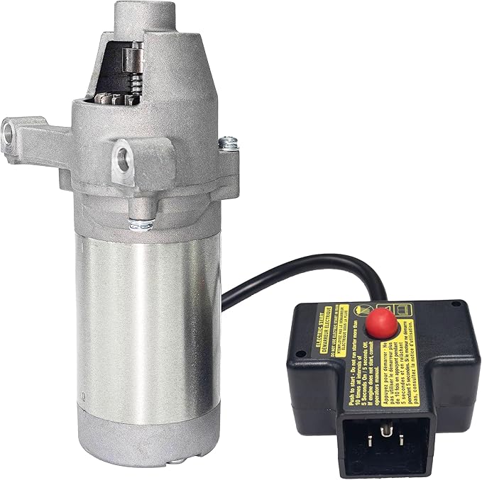 fullas 133-9998 Starter Motor for Toro 824 QXE 24" SnowMaster/ 826 OXE 26" Power Max Snow Thrower/ 828 OAE 28" Power Max Heavy-Duty Snow Thrower Replaces 133-1547, 133-1588, 144-0988 Loncin G250DFS