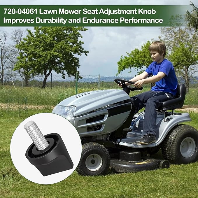 720-04061 Lawn Tractor Seat Adjuster Knob Compatible with MTD, Troy-Bilt, Craftsman, Remington, Robomow, Yard Machines, Yard Man, Arnold, Columbia, Murray Lawn Tractor -4Packs