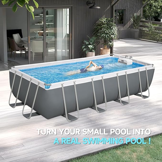 Swimming Pool Current Machine, 3500GPM Endless Pool Swimmer for Above Ground Pools - 1-9 Grade Adjustable Current Swim Jet for Home Indoor/Outdoor Swimming Pool Exercise, Lap Training & Family Fun