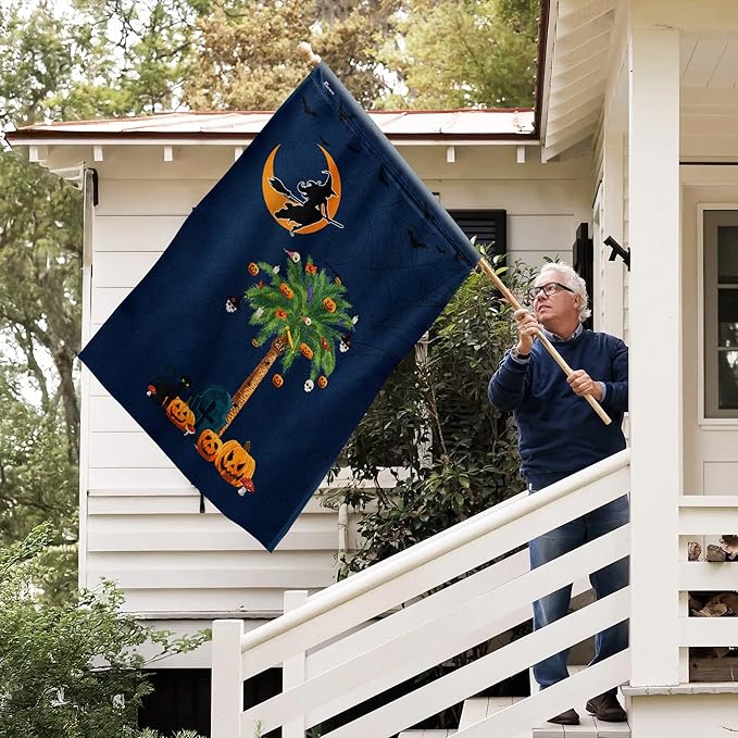FLAGWIX Halloween Flags for Outside - House Flags for Outside 29.5" x 39.5" - Halloween Decorations for Home Decor, Outdoor Flag for Garden Decorations, Holiday Gifts for Women Men