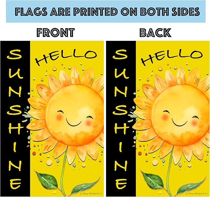 Country Charm Garden Flags Set of 10 - Garden Flags for Outside - Yard Flags 12x18 inch Double Sided, Seasonal Small Garden Flag with Anti-Wind Clip and Stopper, Outdoor Holiday Lawn Decorative Decor Fall