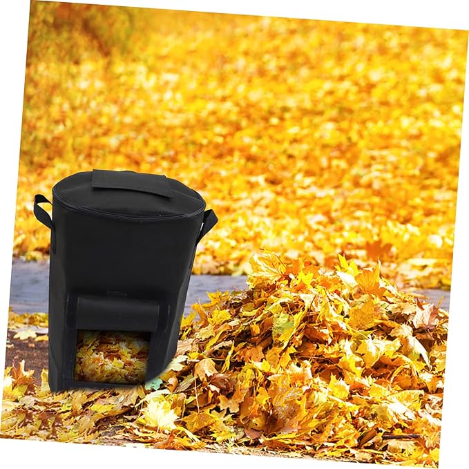 POPETPOP Garden Waste Compost Bag Easy to Store Fallen Leaves Flowers Outdoor Composting Bins