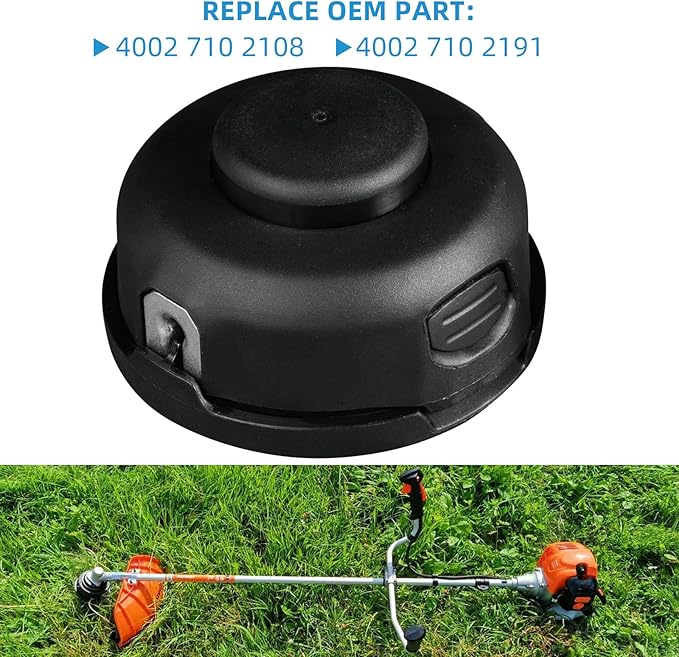 198386-5 for Makita Bump & Feed String Trimmer,Linetrimmer Head Spool Assembly Replacement XRU11Z XRU12 XRU04Z, fits All M8x1.25LH Trimmers