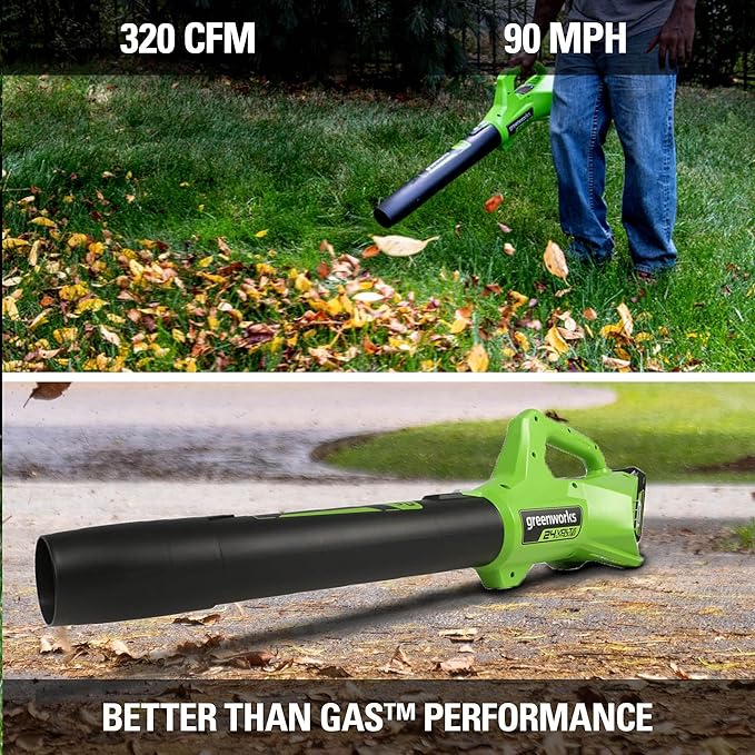 Greenworks 48V (2x24V) Lawn Mower Combo - 21" self propelled Lawn Mower, 12" String Trimmer, 320 CFM Blower, Circular Saw – All-in-One Cordless Combo: Ideal for Home Yard Work & DIY Projects