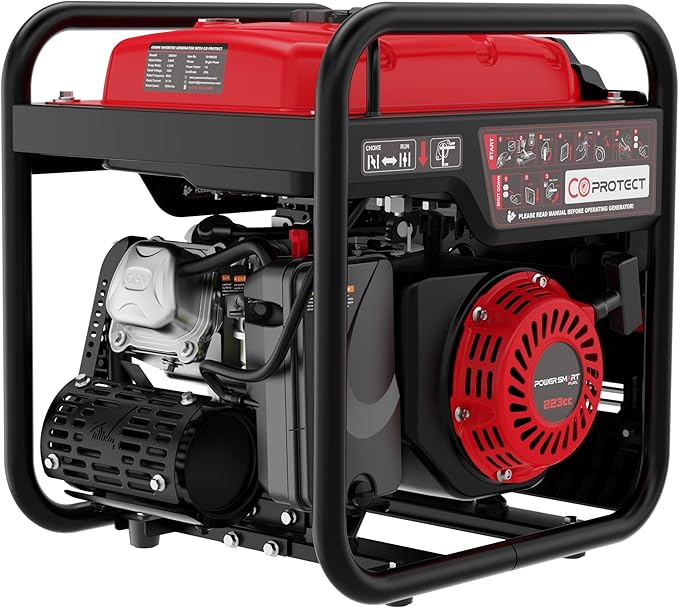 PowerSmart 4500-Watt Portable Generator with Inverter Technology, CO Protect, Home Use