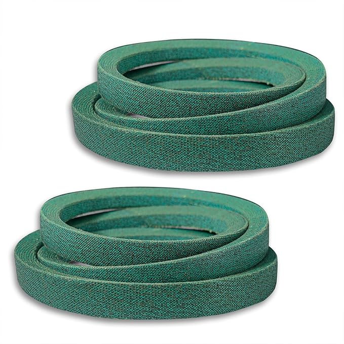 2 Pack 954-04050A Snow Thrower Auger Belt for MTD Craftsman Troy-Bilt Yard Man Yard Machines Snowblower 754-04050 754-04050A (1/2'' x 35'')