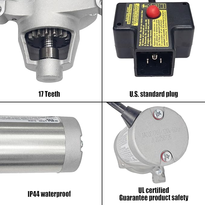 fullas 133-9998 Starter Motor for Toro 824 QXE 24" SnowMaster/ 826 OXE 26" Power Max Snow Thrower/ 828 OAE 28" Power Max Heavy-Duty Snow Thrower Replaces 133-1547, 133-1588, 144-0988 Loncin G250DFS