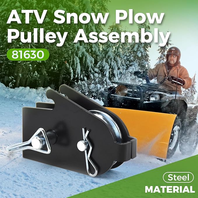 81630 Snow Plow Pulley Assembly for ProVantage WARN Heavy Duty ATV Pulley Upgrade Kit Compatible with ProVantage 78100 and 92100 Plow Base