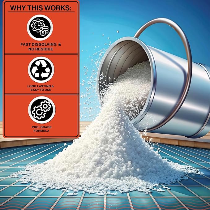 Swimables 24-Pounds Premium Pool Stabilizer & Conditioner, Max Strength Cyanuric Acid for Pools, Spa & Salt Water – Reduces Chlorine Loss, Ideal for Swimming & Hot Tubs