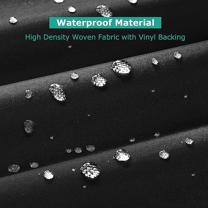 SunPatio 28 Inch Grill Griddle Cover Compatible for Blackstone Nexgrill Flat Top 2 Burner Gas Griddle Cooking Station, Outdoor BBQ Gas Grill Cover with Waterproof Sealed Seam, Comes with Support Pole