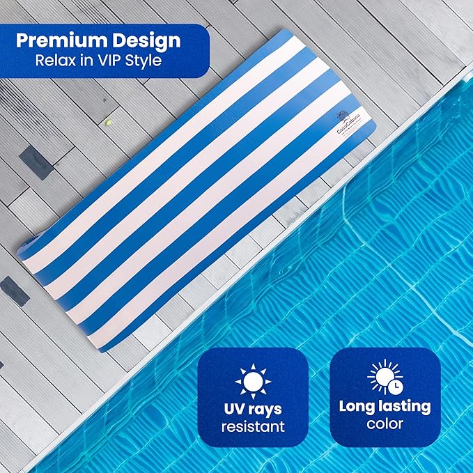 Cococabana 74 inch Foam Float for Pools & Lakes Vinyl Foam Pool Floats