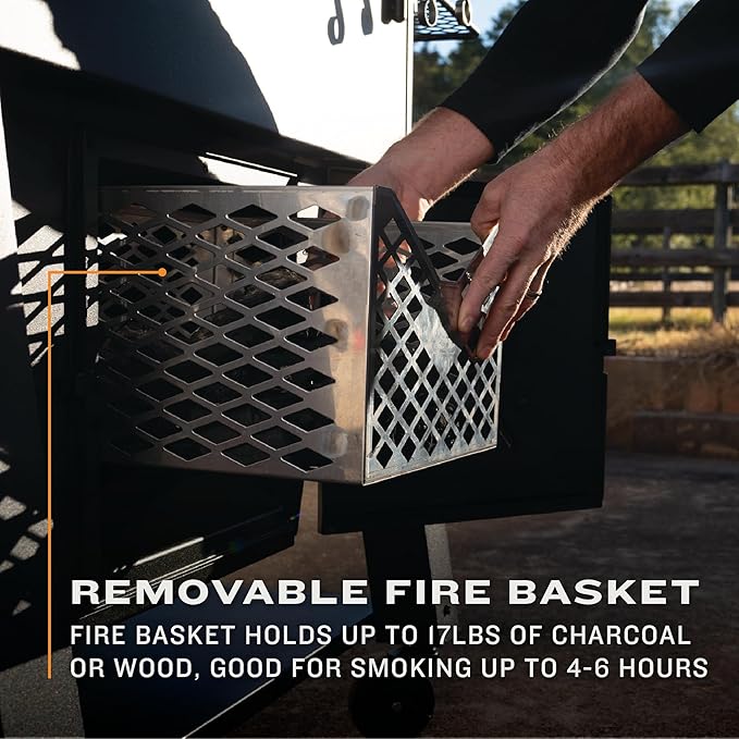 Oklahoma Joe's® Marshal Centerbox™ Smoker, Black Steel - 23202164